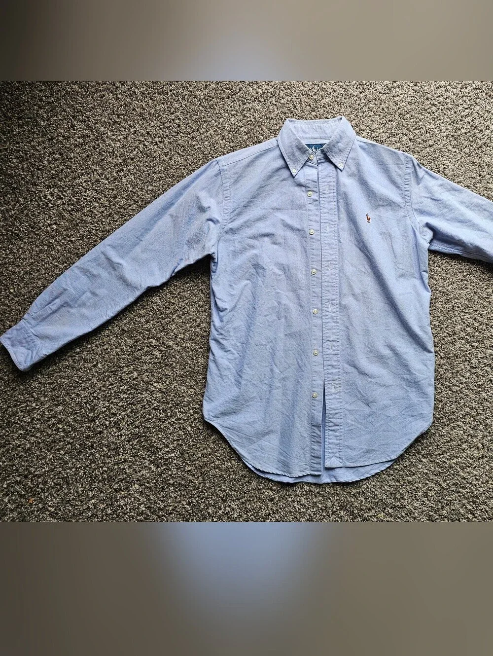 Ralph Lauren Classic Fit Light Blue Button-Up Shirt